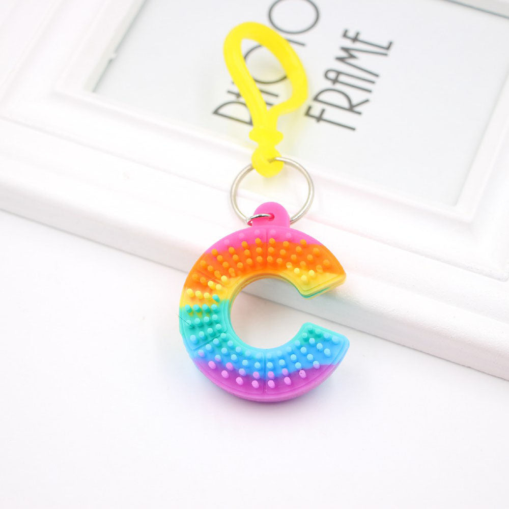 Wholesale PVC Unzip Toy Keychain